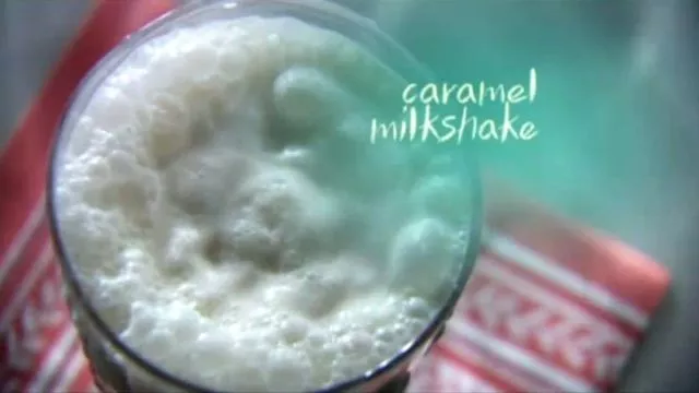 Karamel milkšejk